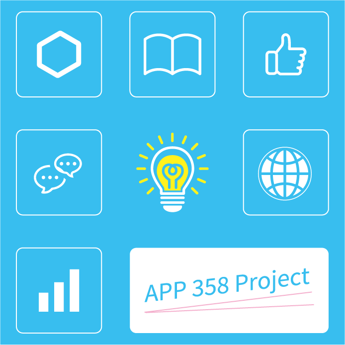 APP 358 Projectの紹介用アイコン